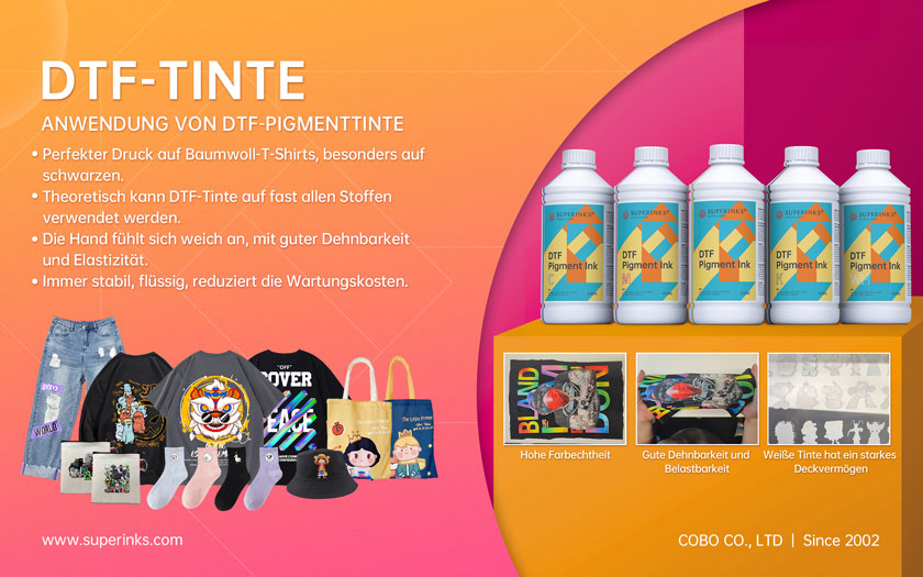Einführung in die Produkteigenschaften der DTF-Tinte