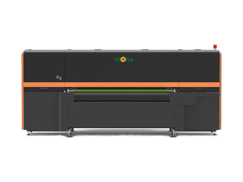 Flora-X3: S3200-Drucker mit 16 Köpfen.